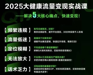 大健康流量全域新增长8.0，三月底线下课视频，大健康万亿蓝海，从类目突围到模式迭代-西瓜1886社区