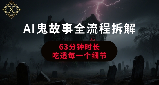 AI鬼故事从0到1全流程拆解，非常详细，全是干货-西瓜1886社区