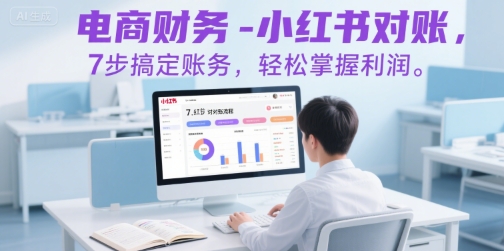 电商财务-小红书对账，7步搞定账务，轻松掌握利润-西瓜1886社区