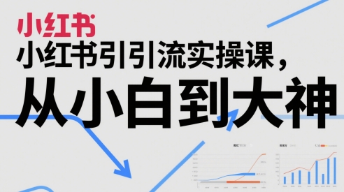 小红书引流实操课，从小白到大神-西瓜1886社区