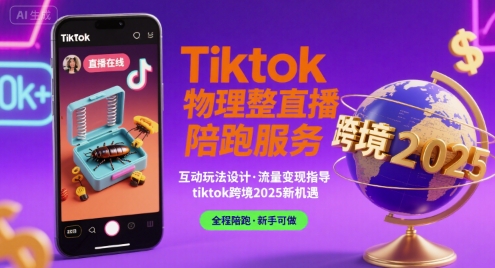 Tiktok物理整蛊直播陪跑服务-tiktok跨境2025-西瓜1886社区