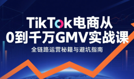三千老师·TikTok电商从0到千万GMV实战课-西瓜1886社区